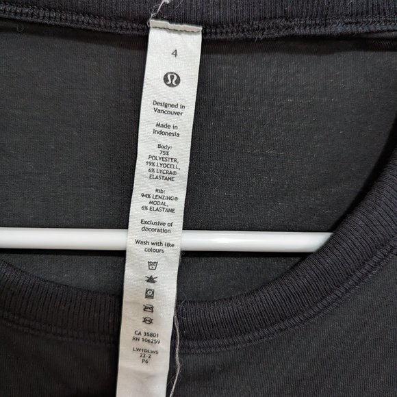 Lululemon Tank-And-Short Romper 3" Black Size 4 - Picture 5 of 8